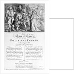 The Lyon in Love or A Political Farmer, 1738 by English School