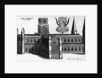 The Southern Exterior of Durham Cathedral,1660 by English School