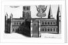 The Southern Exterior of Durham Cathedral,1660 by English School