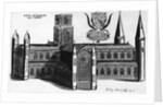 The Southern Exterior of Durham Cathedral,1660 by English School