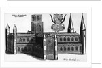 The Southern Exterior of Durham Cathedral,1660 by English School