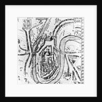 Map of the City of Durham, c.1662 by John Speed