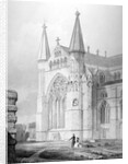 North End of Durham Cathedral, 1843 by English School