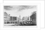 A north view of Hanover Square, London by English School