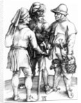 Three Peasants in Converation, c.1497 by Albrecht Dürer or Duerer
