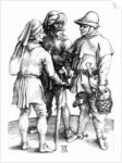 Three Peasants in Converation, c.1497 by Albrecht Dürer or Duerer