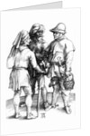 Three Peasants in Converation, c.1497 by Albrecht Dürer or Duerer