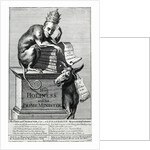 His Holiness and His Prime Minister, 1729 by English School