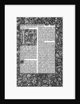 Front Page of Chapter I, taken from The Well at World's End by William Morris, 1896 by William Morris