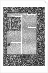 Front Page of Chapter I, taken from The Well at World's End by William Morris, 1896 by William Morris