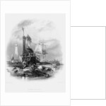 Sunderland Lighthouse on the South Pier, 1841 by George Balmer