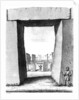View through Stonehenge trilithon, 1740 by William Stukeley