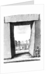 View through Stonehenge trilithon, 1740 by William Stukeley