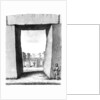 View through Stonehenge trilithon, 1740 by William Stukeley