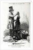 The street-seller of crockery-ware bartering for old clothes, c.1840 by English School