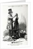 The street-seller of crockery-ware bartering for old clothes, c.1840 by English School