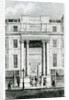 Exeter Hall, Strand, London from Gentleman's Magazine by English School