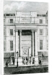 Exeter Hall, Strand, London from Gentleman's Magazine by English School
