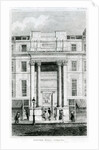 Exeter Hall, Strand, London from Gentleman's Magazine by English School