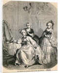 The Boudoir of a Parisian Lady in the Last Century, 1789 by English School