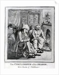 The Compliments of the Season, Kibe Heels & Chillblains, c.1785 by Henry William Bunbury