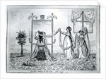 A Lady Putting on Her Hat, 1795 by James Gillray
