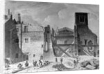 Demolition of the Savoy Palace, Westminster, London, 1820 by English School