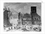 Demolition of the Savoy Palace, Westminster, London, 1820 by English School