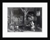 La Fumeuse, print by Jean Baptiste Patas after David Teniers the Younger, 1786-1808 by School French