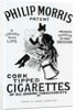 Poster for Philip Morris Cigarettes, designed by Linsay Sambourne, 1896 by English School