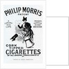 Poster for Philip Morris Cigarettes, designed by Linsay Sambourne, 1896 by English School