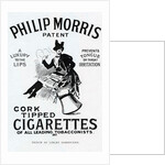 Poster for Philip Morris Cigarettes, designed by Linsay Sambourne, 1896 by English School