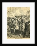 The Attempt to assassinate King Louis Philippe of France by English School