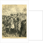 The Attempt to assassinate King Louis Philippe of France by English School