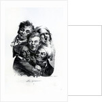 Les Grimaces, c.1823 by Louis Leopold Boilly