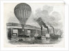 The Nassau balloon passing Battersea Bridge by English School