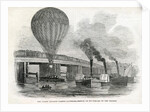 The Nassau balloon passing Battersea Bridge by English School