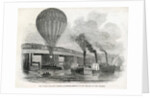 The Nassau balloon passing Battersea Bridge by English School