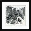 Deepening the Fleet Street Sewer, London, 1845 by English School