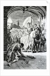 The entrance of Queen Elizabeth at Kenilworth Castle, 19th Century by English School