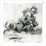 Illustration of a Sea Monster,18th Century by John Hamilton (after) Mortimer