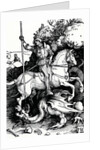 St. George and the Dragon, 1504 by Albrecht Dürer or Duerer