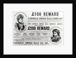 Advertisement for the Carbolic Smoke Ball Company, 1893 by English School