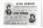 Advertisement for the Carbolic Smoke Ball Company, 1893 by English School