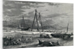 Embarkation of a Block of Marble: Avenza, 19th Century by English School