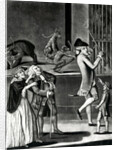 An Exhibition of Wild Beasts or the Macaroni in distress, 1774 by English School