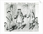 The Quack Doctor Outwitted, published by Sutton Nichols, 1558 by English School