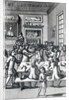 The Coffeehouse Mob, by Edward Ward, taken from 'Vulgus Britannicus', 1710 by English School