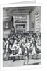 The Coffeehouse Mob, by Edward Ward, taken from 'Vulgus Britannicus', 1710 by English School