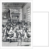 The Coffeehouse Mob, by Edward Ward, taken from 'Vulgus Britannicus', 1710 by English School
